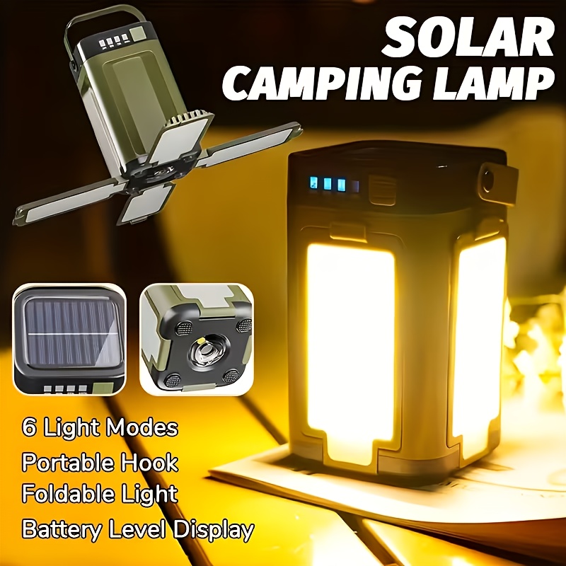 Power Bank - Solar Outdoor Portable Camping Light Solar