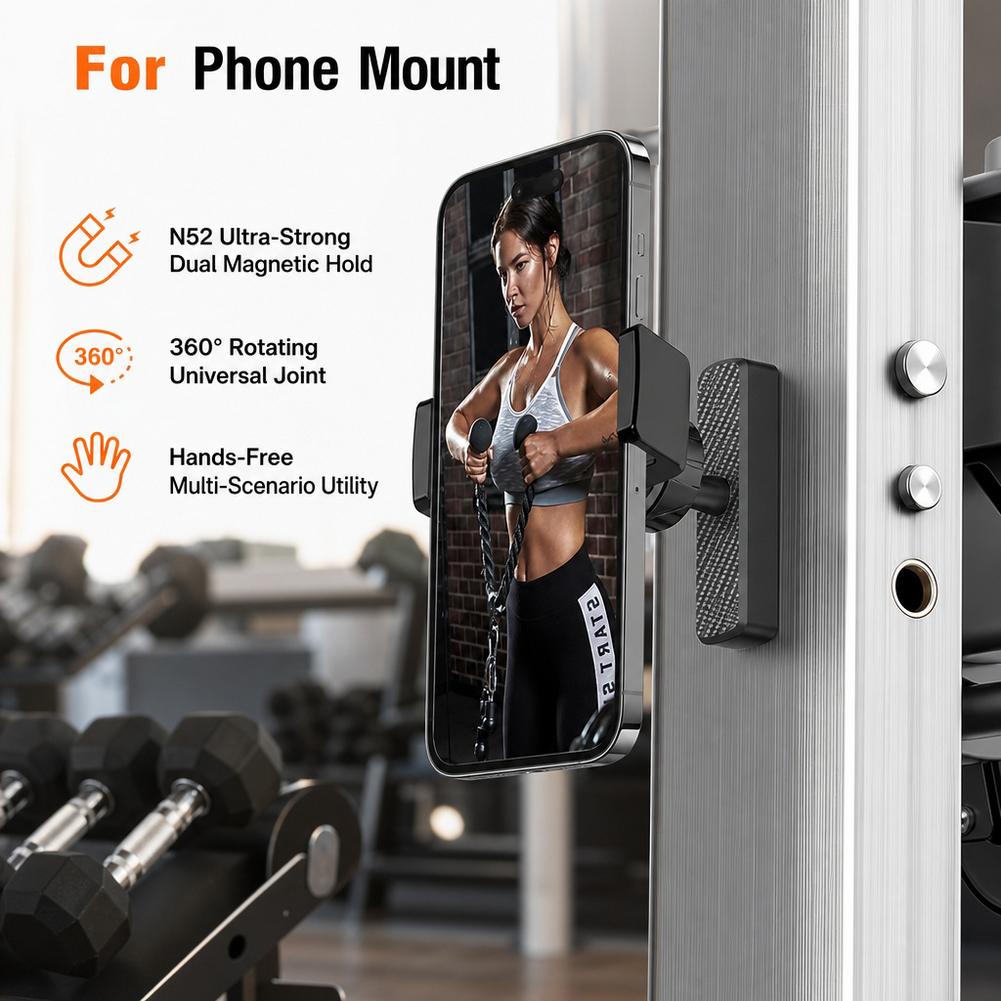 Phone Holder - Magnetic Phone Holder for Gym 360°