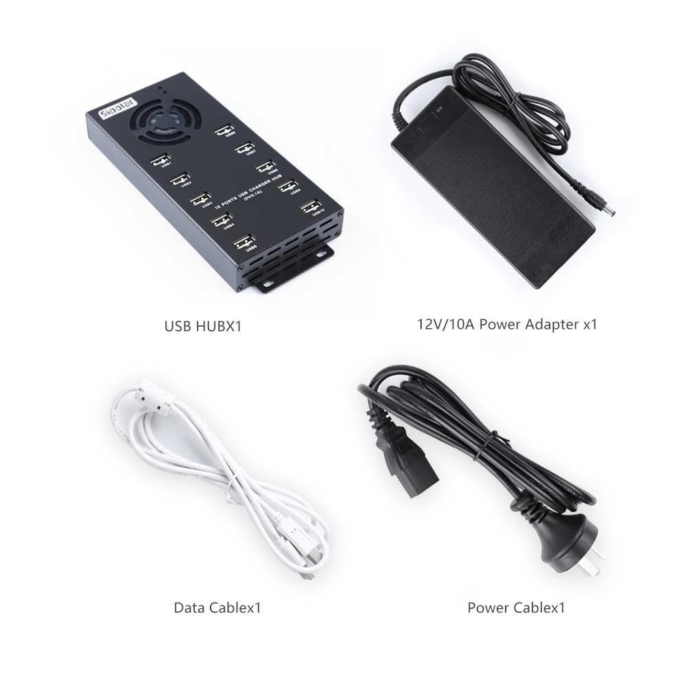 Usb Hub - 10 Port Fast Charging USB Hub