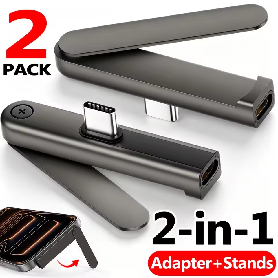 Phone Holder - 2/1PCS Portable USB C To 3.5mm