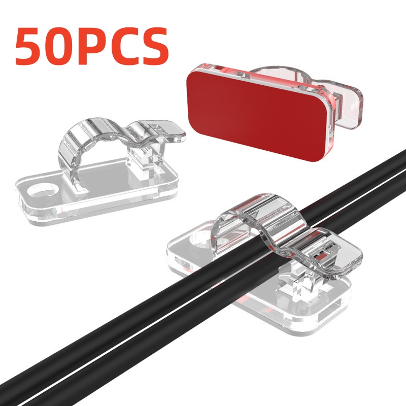 Usb Charger - 10/50PCS Cable Organizer Clips Cable Management