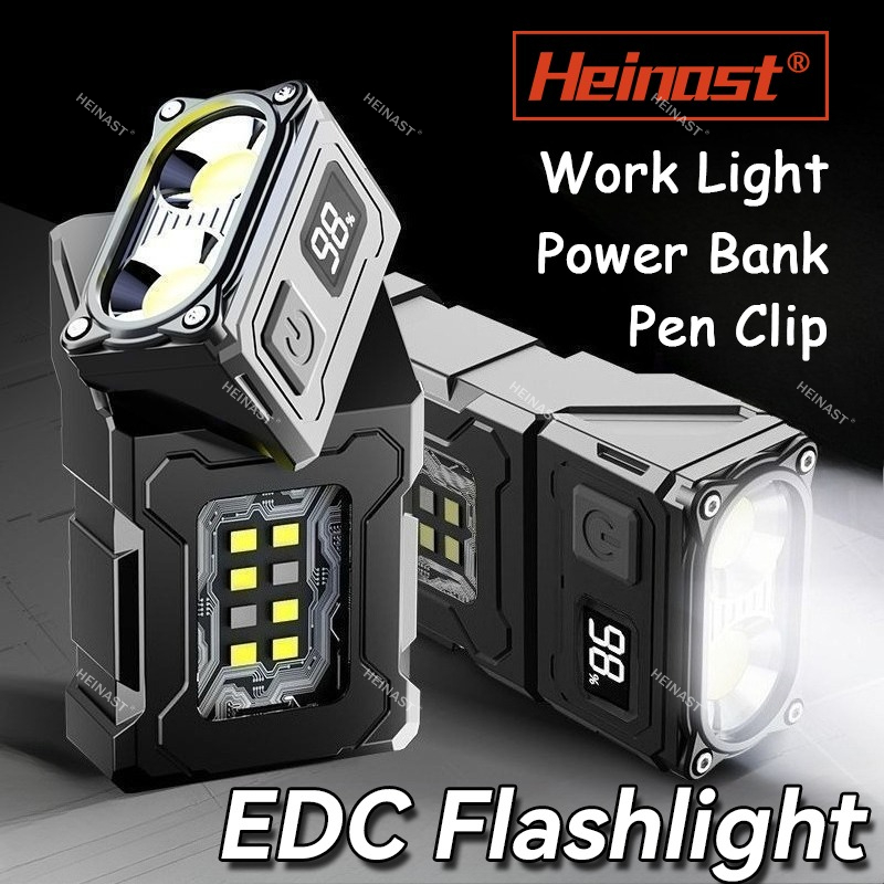 Power Bank - Magnetic Torch Light Work Light Rechargeable