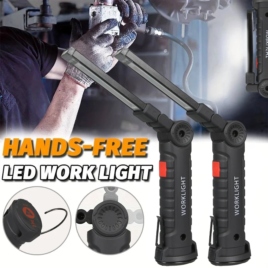 Power Bank - New Portable COB LED Flashlight USB