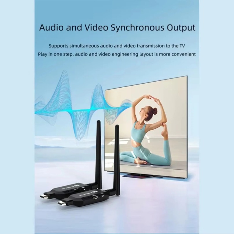 Hdmi Adapter - 50M 1080P Wireless HDMI-Compatible Video Transmitter