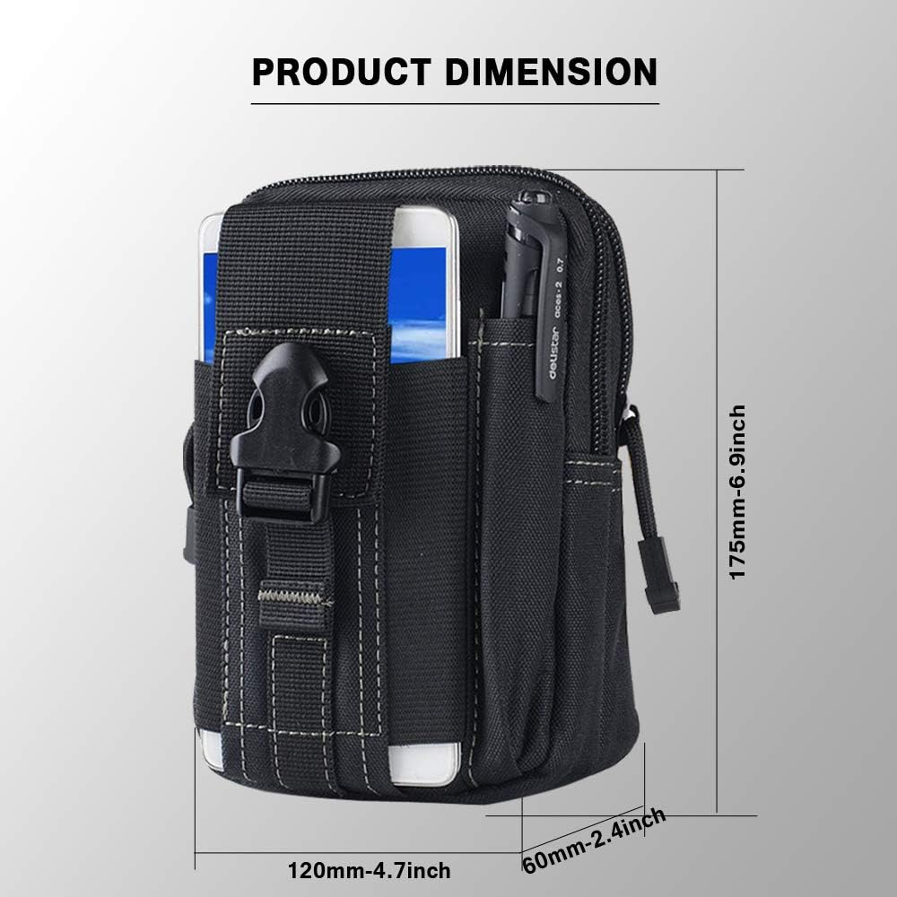 Tactical Molle Belt Pouch Mili - Phone Holder recension och pris