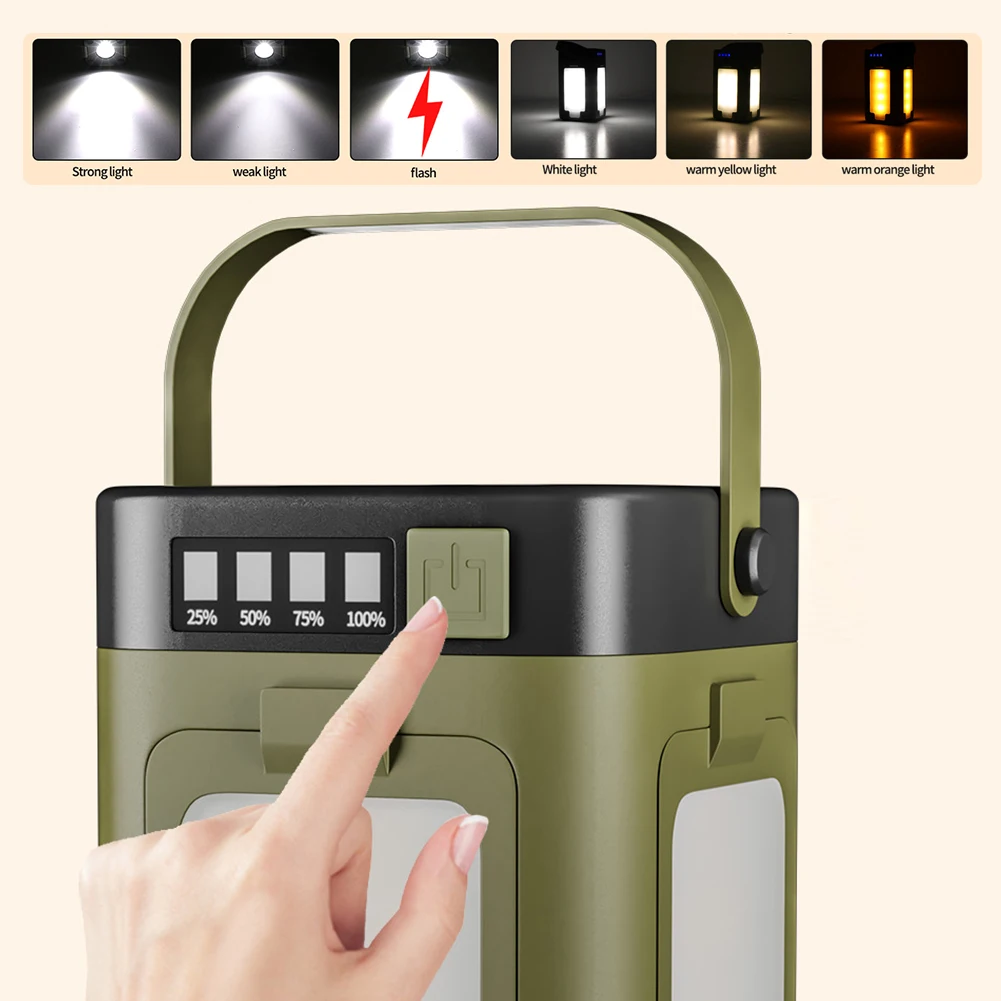 Solar Outdoor Portable Camping - Power Bank recension och pris