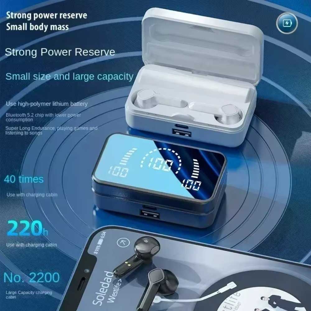 QCY TWS S20 Earphone Bluetooth - Headphones Wireless recension och pris