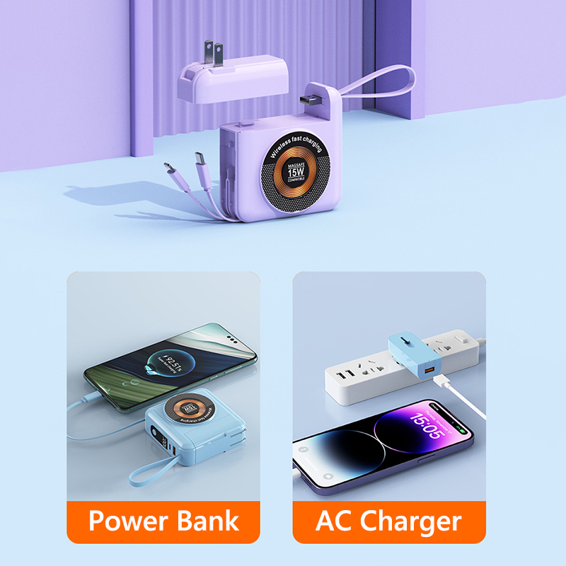 Magnetic Wireless Mini Power B - Power Bank recension och pris