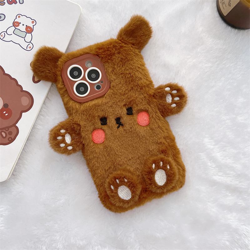 Korean 3D Cartoon Bear Fluffy  - Usb Charger recension och pris