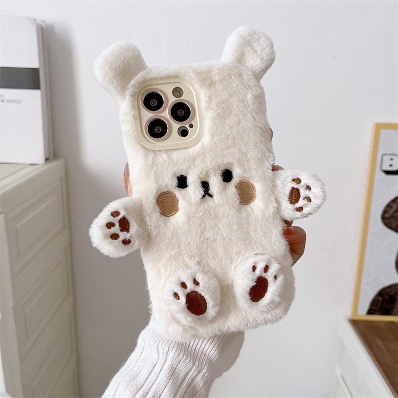 Korean 3D Cartoon Bear Fluffy  - Usb Charger recension och pris
