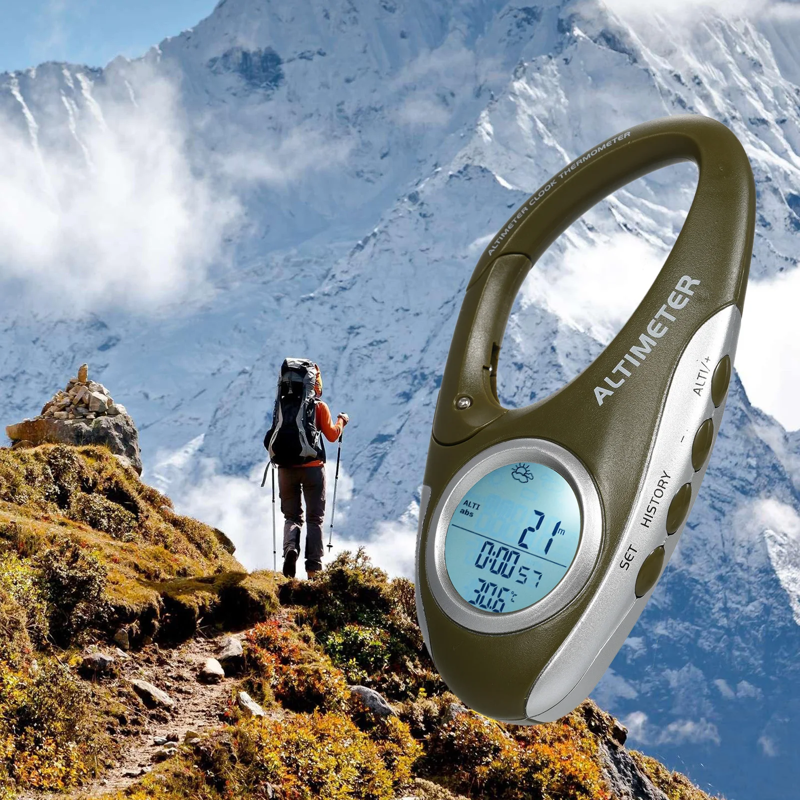 Electronic Altimeter Carabiner - Electronics And Gadgets Ce recension och pris