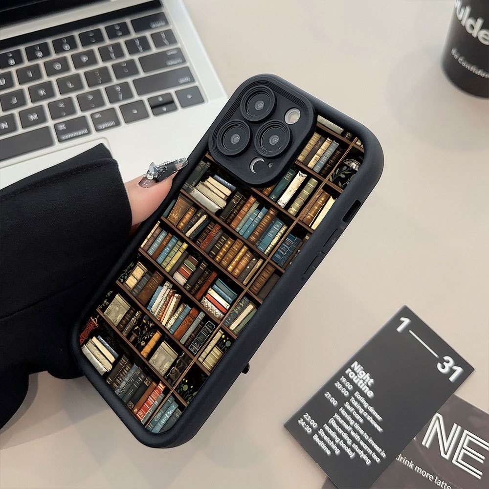 Book Shelf Creative Pattern Ph - Usb Charger recension och pris