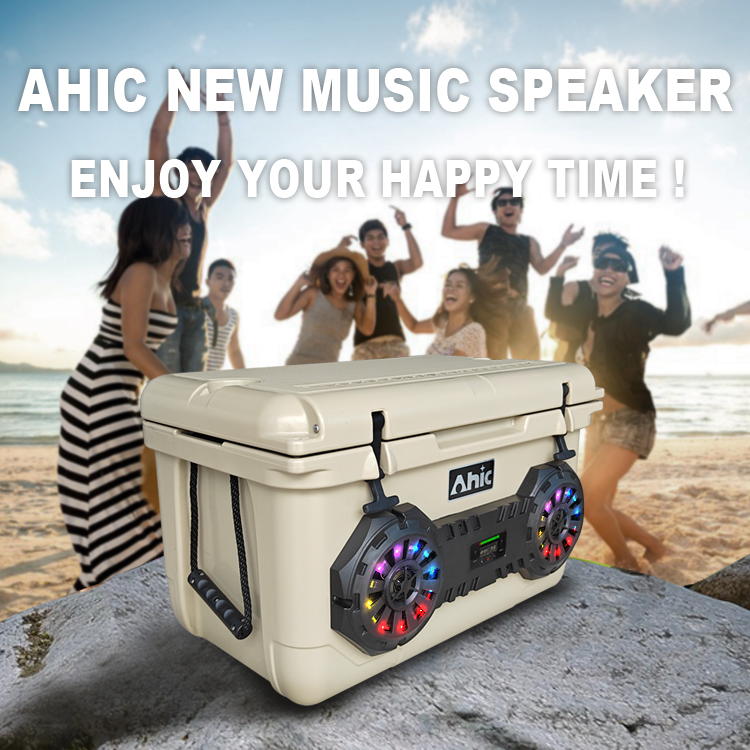 45L Portable Rotomolded Cooler - Bluetooth Speaker recension och pris