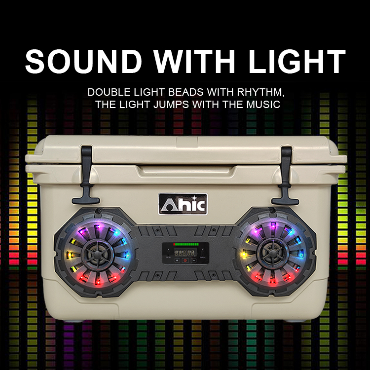 45L Portable Rotomolded Cooler - Bluetooth Speaker recension och pris