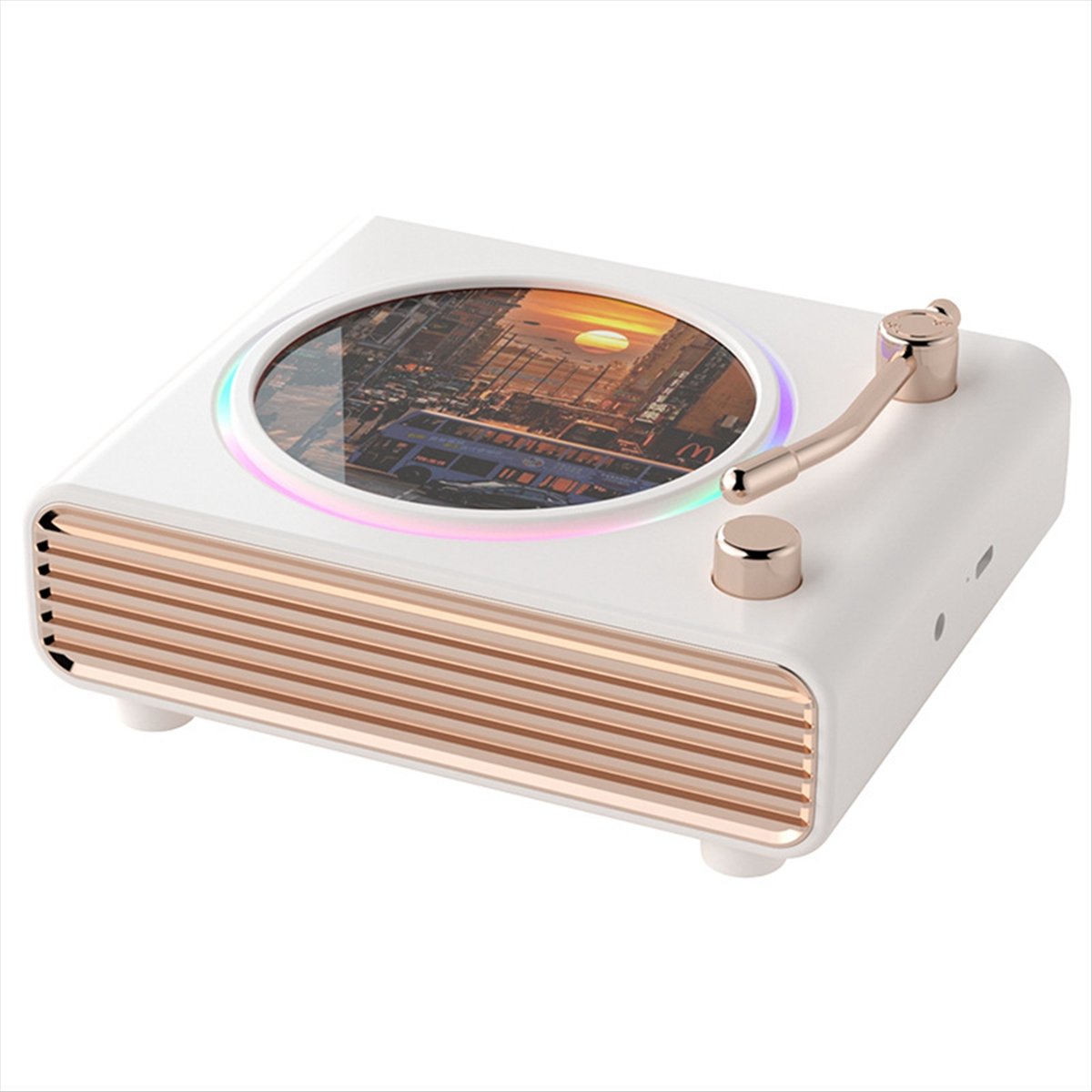 *X07A Portable Retro White Blu - Bluetooth Speaker recension och pris