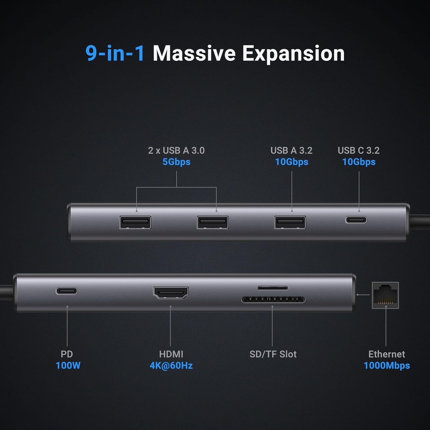 UGREEN Revodok Pro 109 USB C H - Usb Hub recension och pris