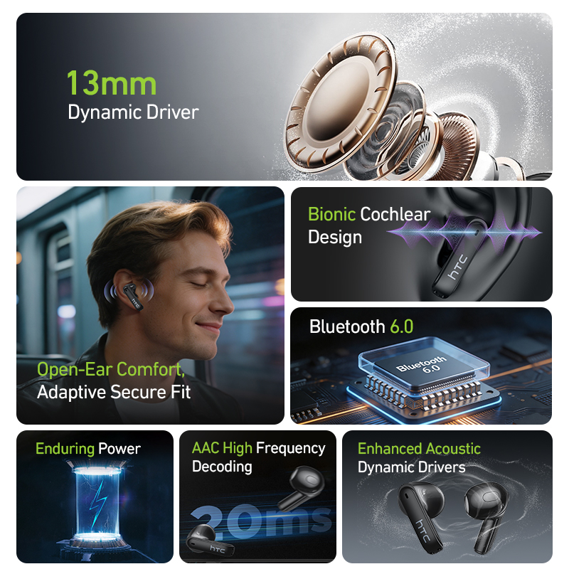 HTC NE94 Gaming TWS Earphones  - Headphones Wireless recension och pris