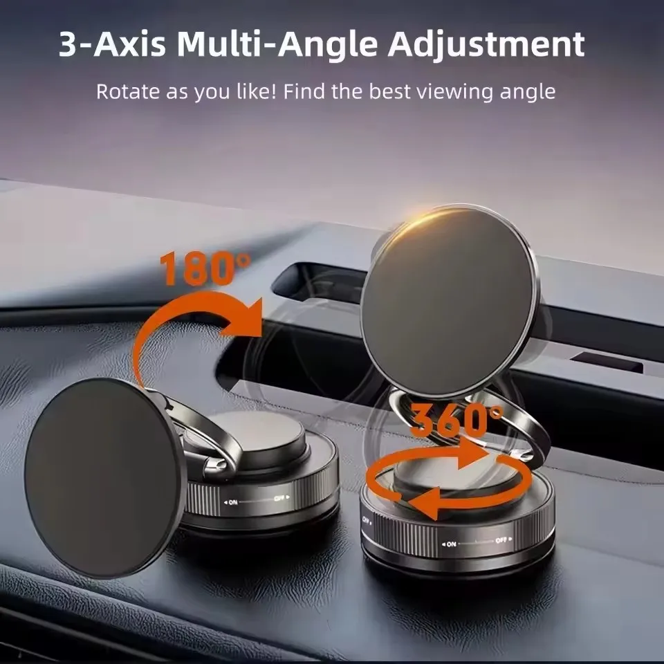 Upgraded 360°Vacuum Magnetic P - Phone Holder recension och pris