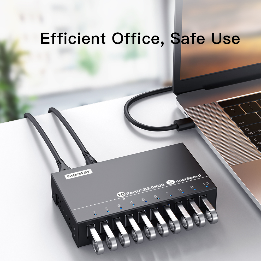 A103 Sipolar  10 Port   Usb Hu - Usb Hub recension och pris