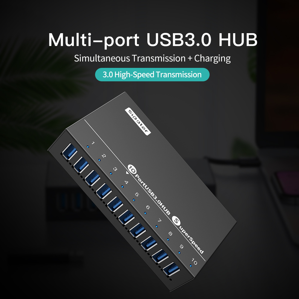 A103 Sipolar  10 Port   Usb Hu - Usb Hub recension och pris
