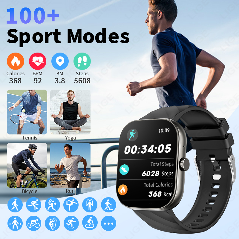 LIGE 2025 Smart Watch Men 2.01 - Smart Watch recension och pris