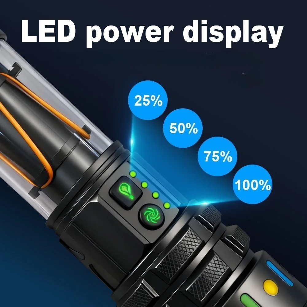 Powerful Ultra Bright LED Flas - Power Bank recension och pris