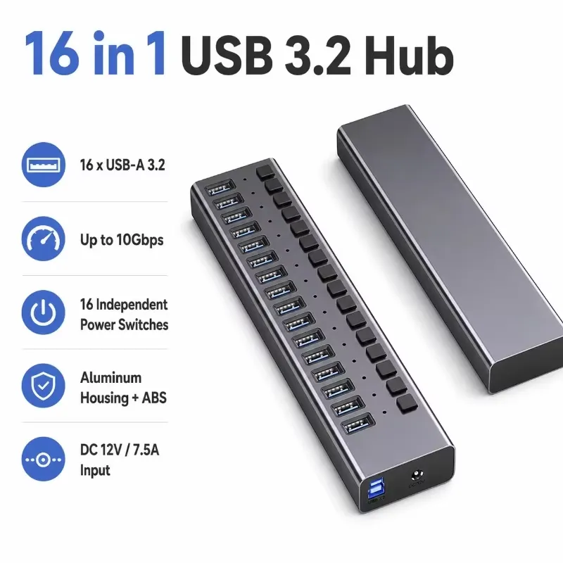 AP01 for 16-Port Powered USB 3 - Usb Hub recension och pris