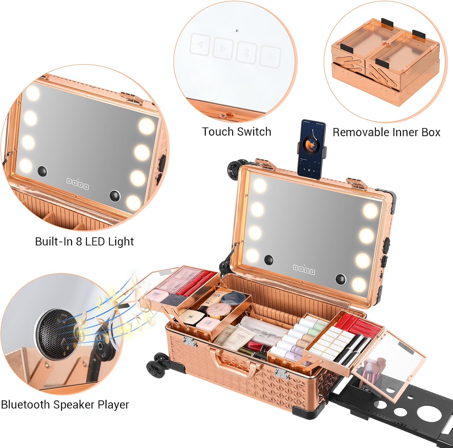 Mirror and Bluetooth Speaker P - Bluetooth Speaker recension och pris