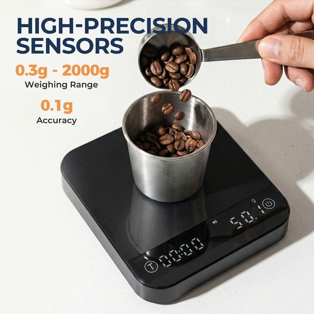 Portable Coffee Scale 0.1g Pre - Power Bank recension och pris