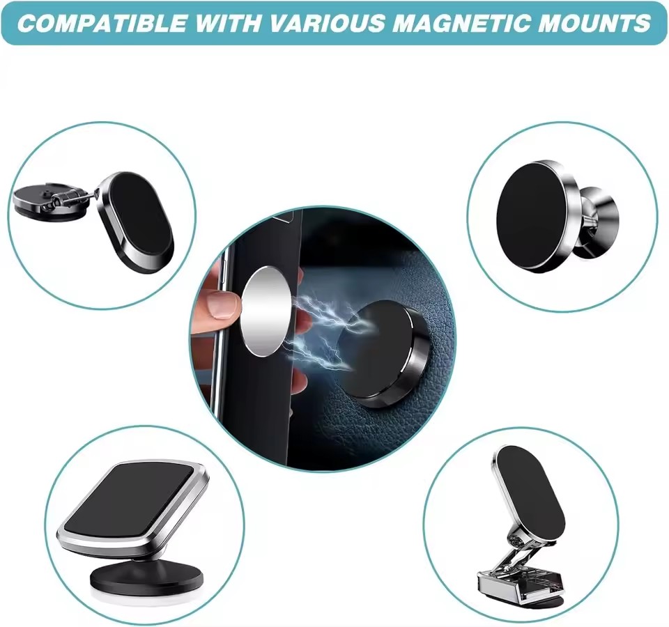 1/50Pcs Magnetic Metal Plate F - Phone Holder recension och pris