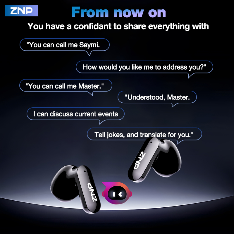 2026 Latest ZNP Wireless AI Tr - Headphones Wireless recension och pris