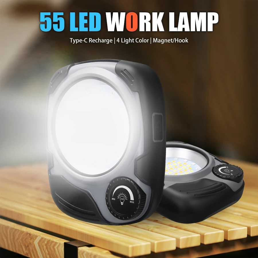 Rechargeable LED/COB Camping L - Power Bank recension och pris
