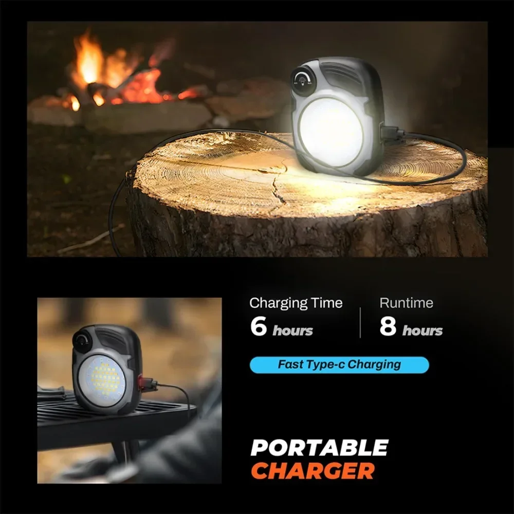 Rechargeable LED/COB Camping L - Power Bank recension och pris