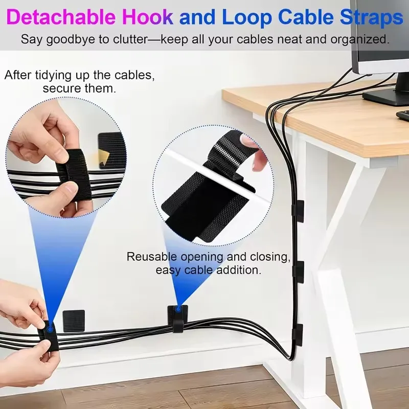 4-40 Sets Cable Management Und - Cable Organizer recension och pris