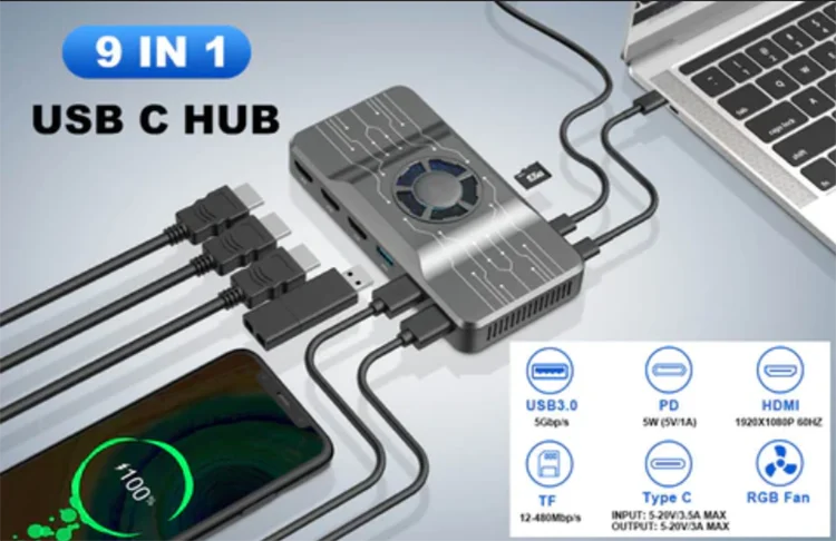 OFIYAA USB 3.0 Docking Station - Usb Hub recension och pris