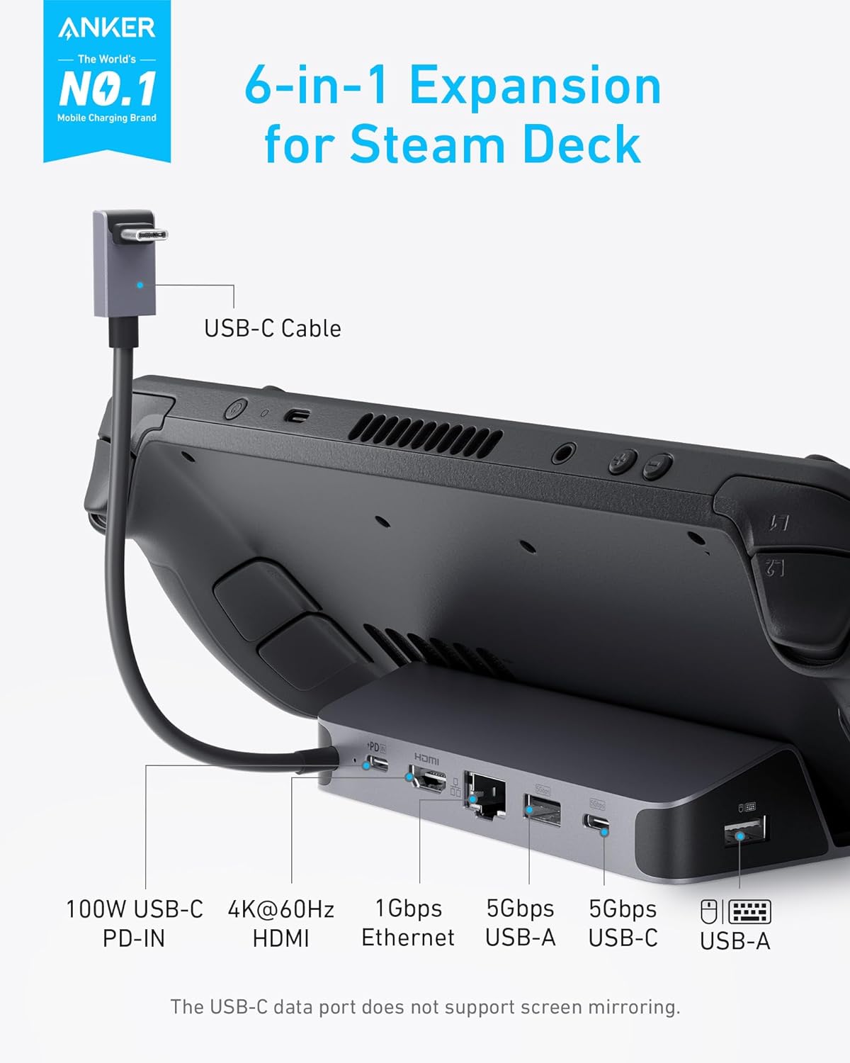 Anker Charging Station for Ste - Usb Hub recension och pris