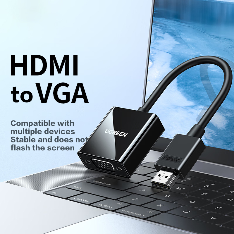 Ugreen CM270 HD-MI to VGA Adap - Hdmi Adapter recension och pris
