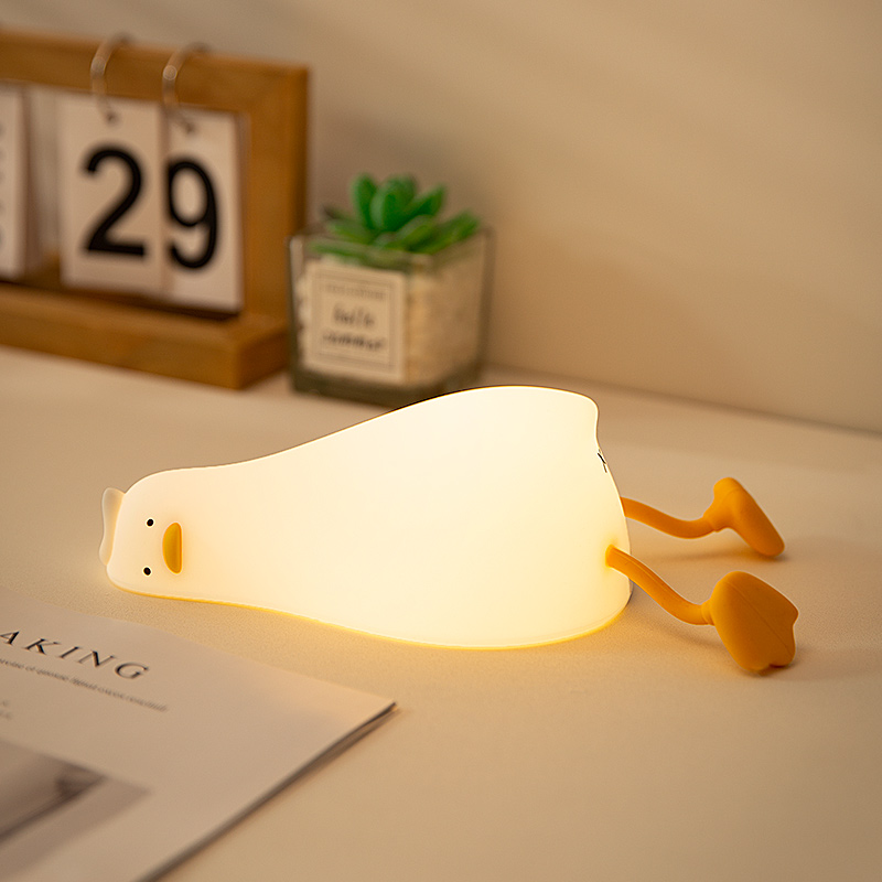 Lying Flat Duck Night Light Si - Phone Holder recension och pris