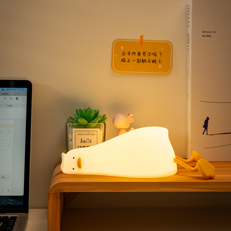Lying Flat Duck Night Light Si - Phone Holder recension och pris