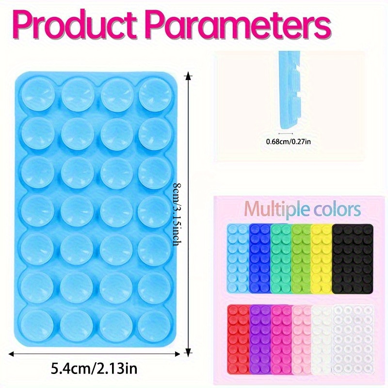 10Pcs Double-Sided Silicone Su - Phone Holder recension och pris