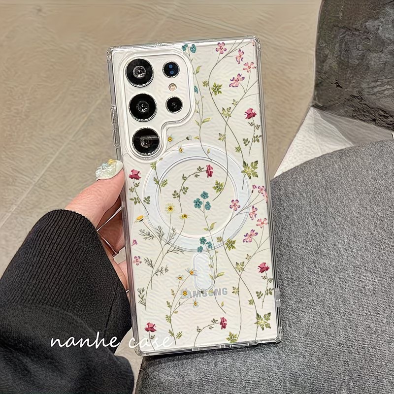 Floral Pattern Magnetic Phone  - Wireless Charger recension och pris