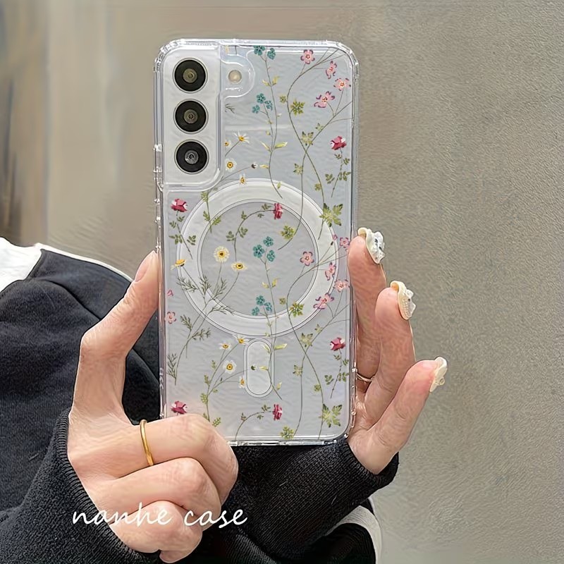 Floral Pattern Magnetic Phone  - Wireless Charger recension och pris