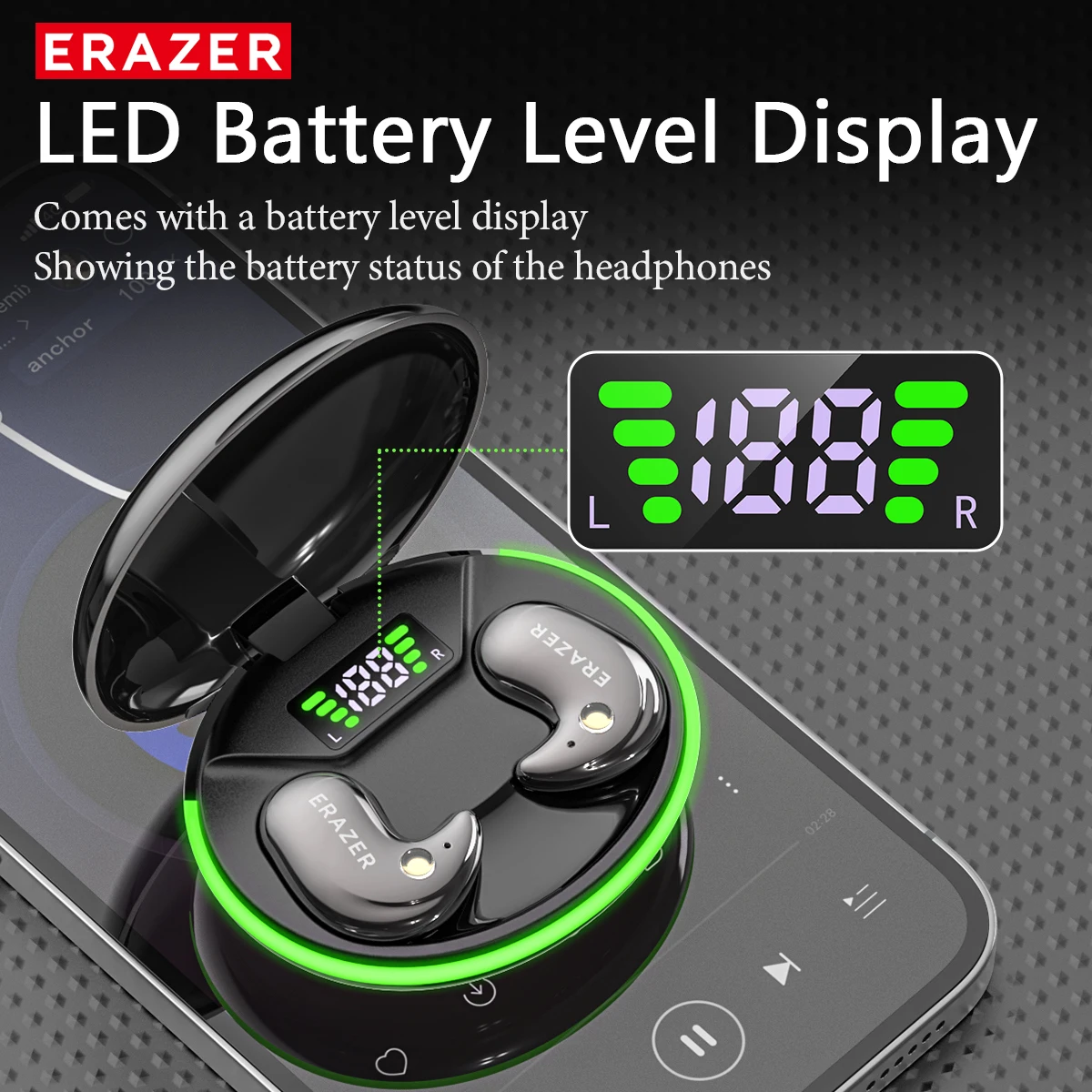 EARZER XF58 In-Ear Bluetooth H - Wireless Charger recension och pris