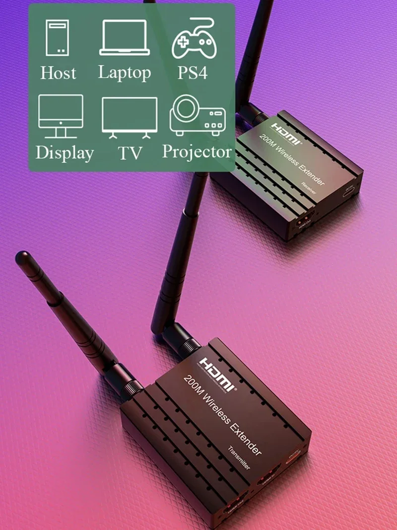 200M Wireless HDMI Extender Vi - Hdmi Adapter recension och pris
