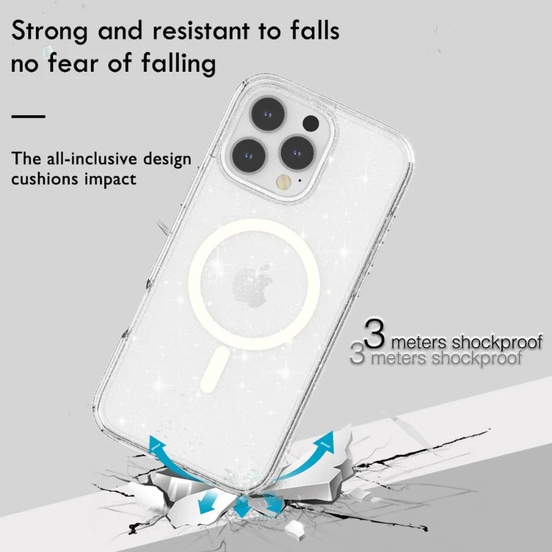 Bling Glitter Clear Magnetic P - Wireless Charger recension och pris