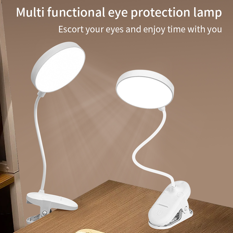 LED Clip Desk Lamp 360° Flexib - Phone Holder recension och pris