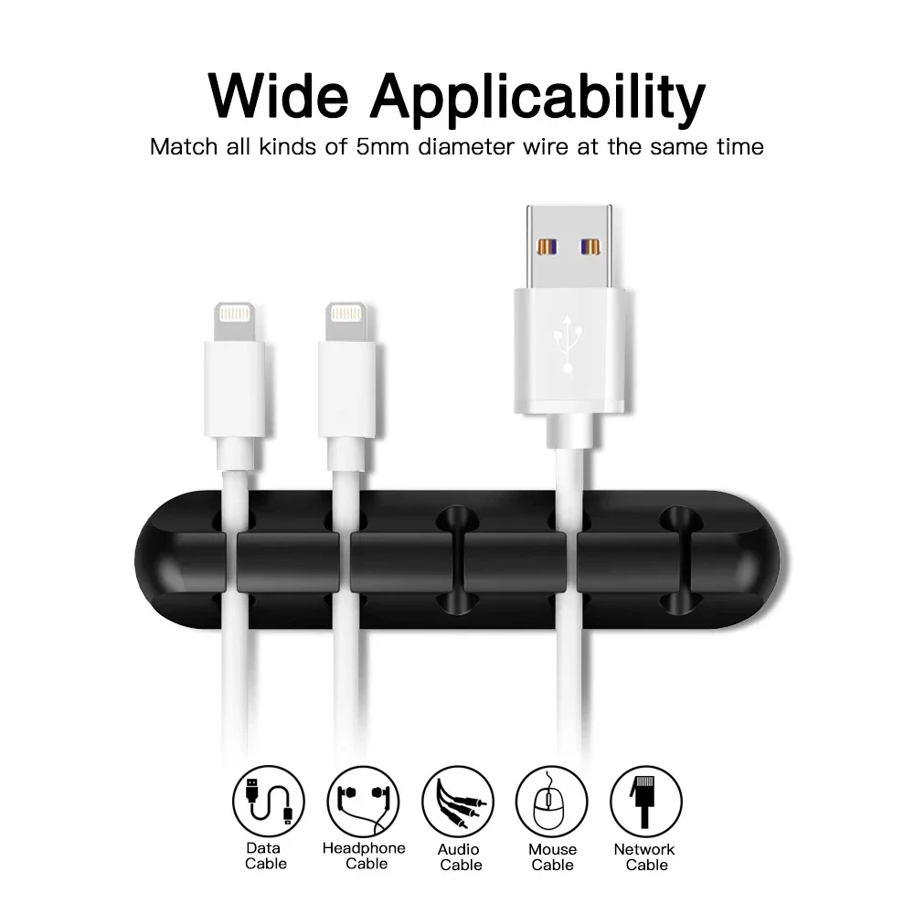 Silicone USB Cable Organizer U - Usb Charger recension och pris