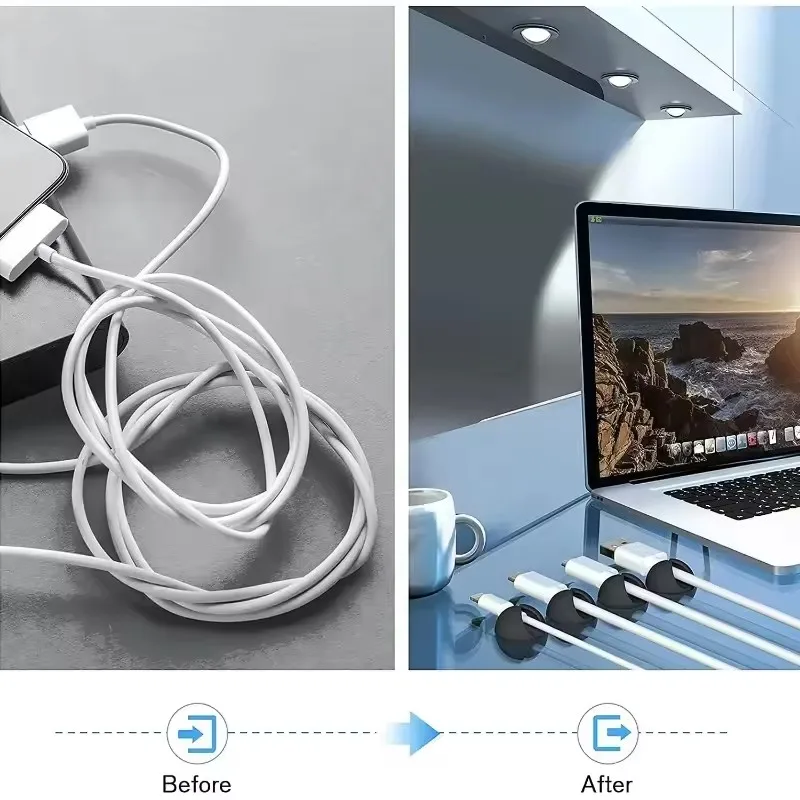 5/50Pcs Mini Cable Organizer S - Cable Organizer recension och pris