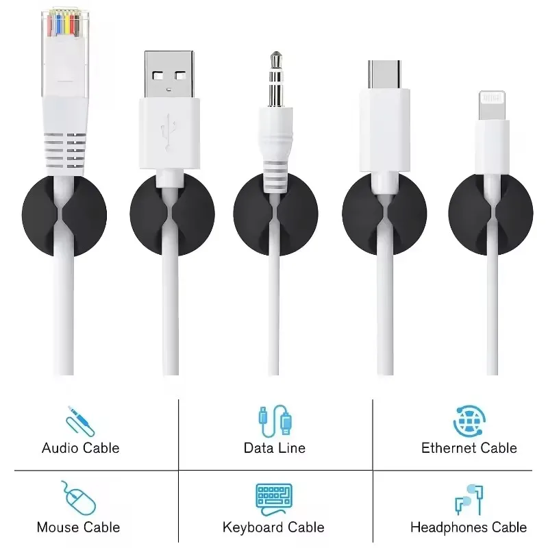 5/50Pcs Mini Cable Organizer S - Cable Organizer recension och pris