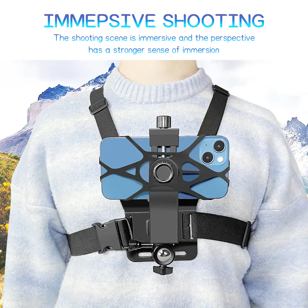 Chest Mount Phone Strap Holder - Cable Organizer recension och pris